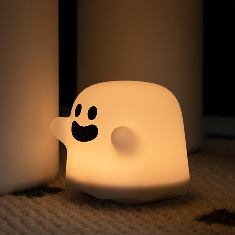 Lampara Fantasma - Luz De Noche Recargable Con Brillo Regulable