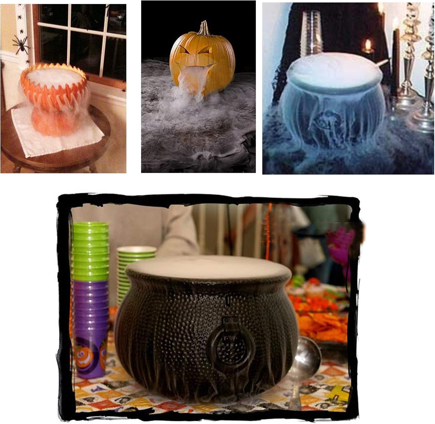 Maquina De Niebla Para Halloween - Efecto Bruma Con Luces LED